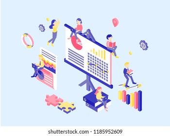 Business Plan Isometric