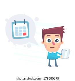 business plan on a smartphone