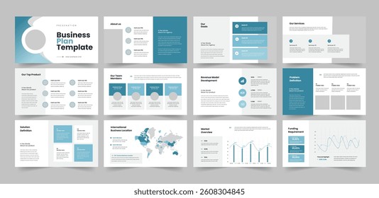 Business Plan Presentation Template, Business Plan Design
