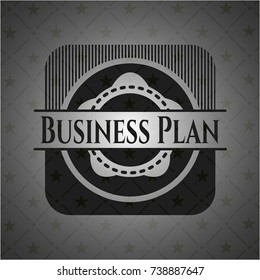 Business Plan retro style black emblem