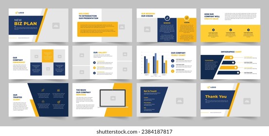 Business Plan Slides Template and Business Plan Keynote Template 