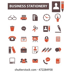 iconos de estrategia de plan de negocios