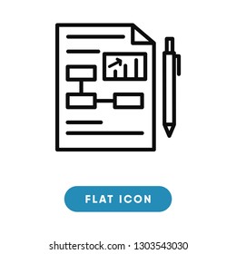 Business plan vector icon