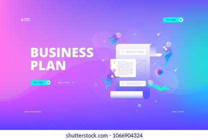 Business plan web banner