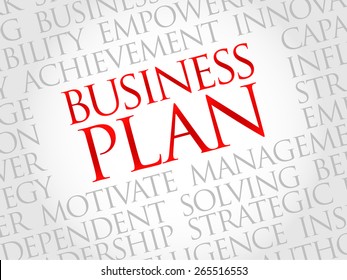Business Plan word cloud, business concept