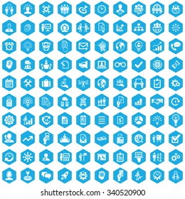 business planning 100 icons universal set for web and mobile
