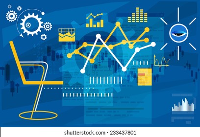 Business Planning Abstract - Illustration