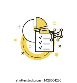 Business Planning Concept. Business Concept design. Business vector filled outline