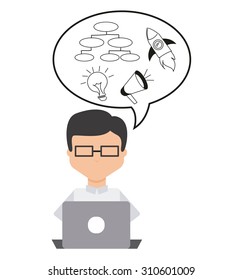 business planning design, vector illustration eps10 graphic 