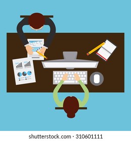 business planning design, vector illustration eps10 graphic 