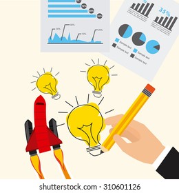 business planning design, vector illustration eps10 graphic 
