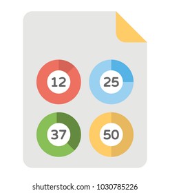 
Business planning document flat con
