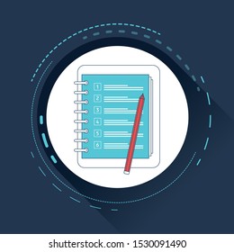 Business planning Flat vector illustration.