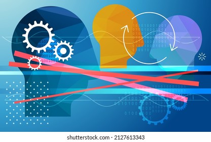 Business Planning - Team Development - Abstract Illustration as EPS 10 File