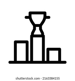 business podium icon or logo isolated sign symbol vector illustration - high quality black style vector icons
