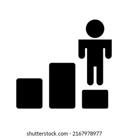business podium icon or logo isolated sign symbol vector illustration - high quality black style vector icons
