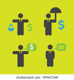Business Policies Icons vector illustration flat style