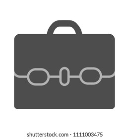 business portfolio illustration, office suitcase - Briefcase icon