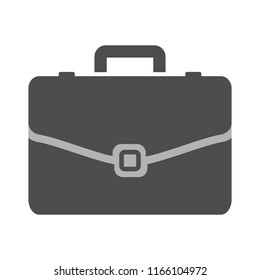 Business Portfolio Illustration, Office Suitcase - Briefcase Icon