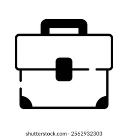 Business portfolio vector design, an amazing icon of business bag in editable style