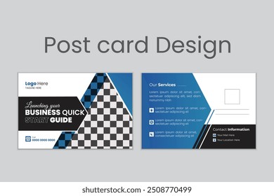 Modelo de Design de Cartão-postal Comercial.