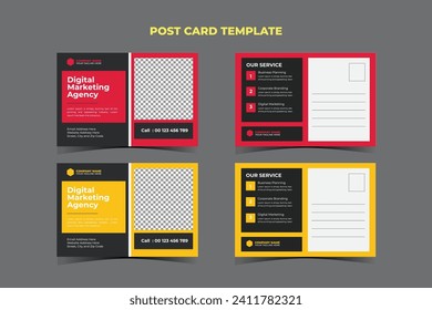 Business Post card Template Design