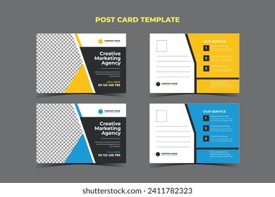 Business Post card Template Design