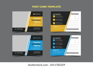 Business Post card Template Design