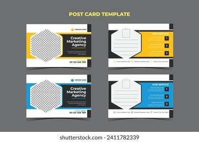 Business Post card Template Design