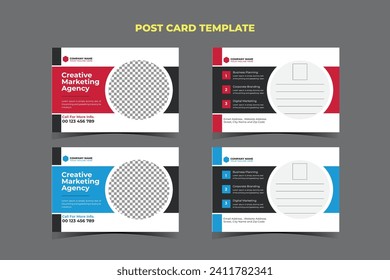 Business Post card Template Design