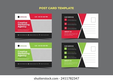 Business Post card Template Design