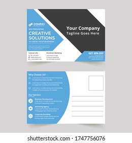 Business Post Card vector template