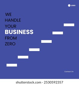 Business post  Editable square banner template design.