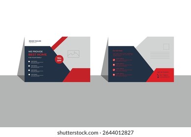 Diseño de postal de negocios eps archivos