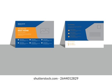 Diseño de postal de negocios eps archivos