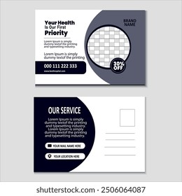 business postcard, invite card, hospital postcard