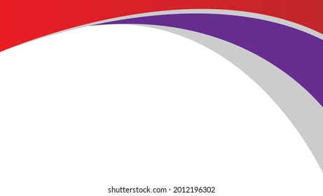 business poster background design with elegant wavy shape