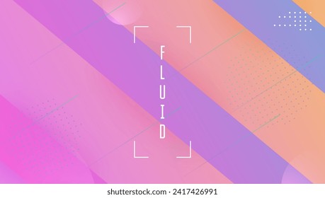 Business Poster. House Vector Background. Blue Rainbow Pattern. 3d Fluid. Retro Geometric Composition. Corporate Ux. Paper Landing Page. Purple Business Poster