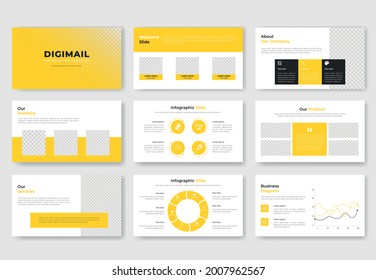 Business PowerPoint presentation template slides. modern keynote presentation, brochure design, website slider, landing page, annual report, company profile.