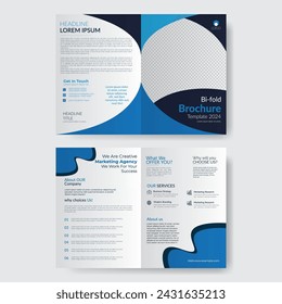 Business presentation abstract theme use for multipurpose editable text and fully vector cc file for update. a4 brochure template.