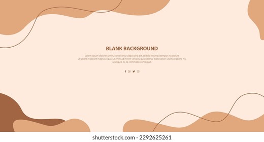 Business Presentation Background With Brown Abstract Color