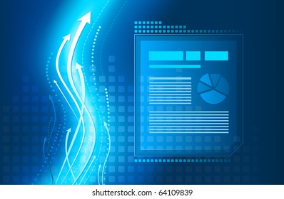 Business presentation background. Mesh used in background. Elements are layered separately in vector file. Easy editable.