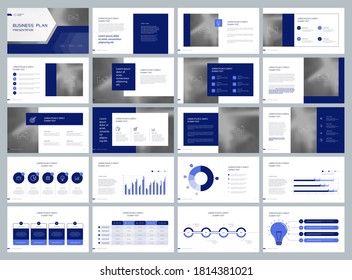 business presentation backgrounds design template and page layout design for brochure ,book , magazine,annual report and company profile , with infographic elements graph design concept