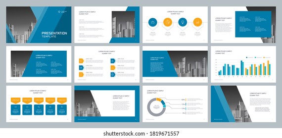 Business-Präsentation Hintergründe Design-Vorlage und Seitenlayout-Design für Broschüre , Buch , Magazin, Geschäftsbericht und Unternehmensprofil , mit Infografiken-Elementen Graph Design Konzept