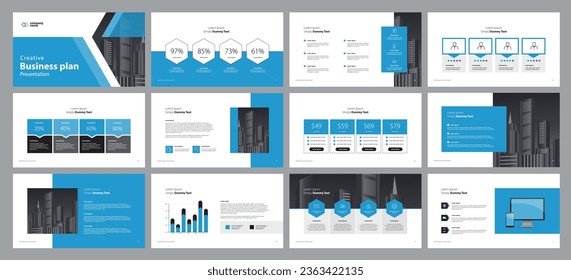 plantilla de diseño de antecedentes de presentación de negocios y diseño de páginas para folletos , libro , revista, informe anual y perfil de empresa , con concepto de diseño de elementos de línea de tiempo de infografía
