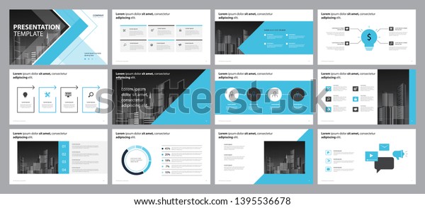 Business Presentation Backgrounds Design Template Page Stock Vector ...