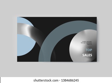 Business presentation brochure advertising goods and services