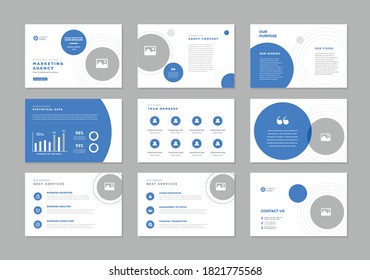 Business Presentation Brochure Guide Design | Powerpoint  Slide Template | Sales Guide Slider