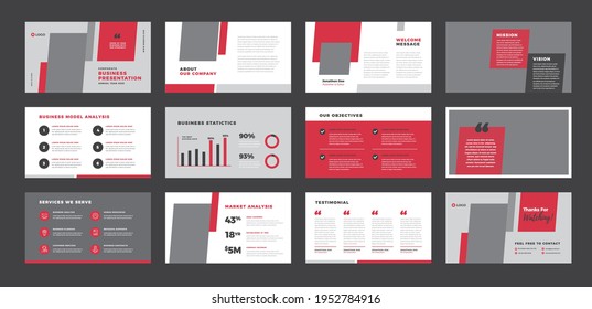 Business Presentation Brochure Guide Design Or Pitch Deck Slide Template Or Sales Guide Slider