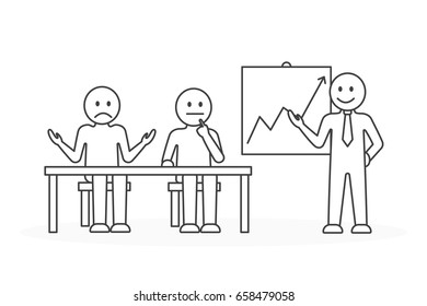 Business presentation concept.